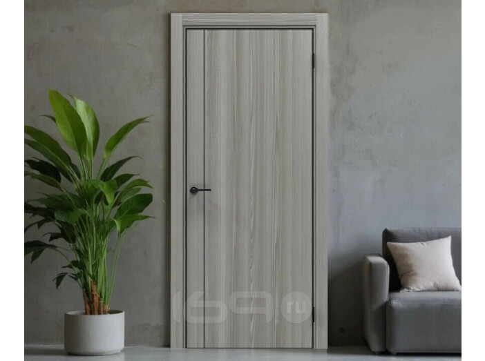 ДПГ ПП Порта-50.11 4AB Grey Oak 210*90, кромка-алюминиевая черная матовая