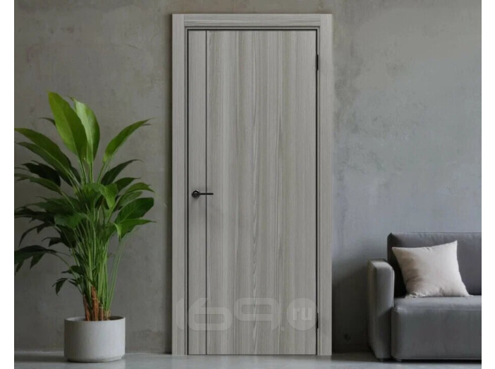 ДПГ ПП Порта-50.11 4AB Grey Oak 230*70, кромка-алюминиевая черная матовая