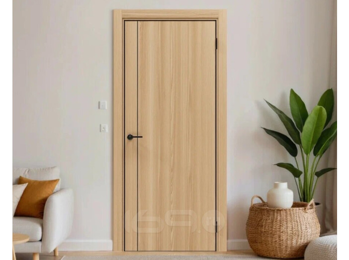 ДПГ ПП Порта-50.11 4AB Natural Oak 210*80, кромка-алюминиевая черная матовая