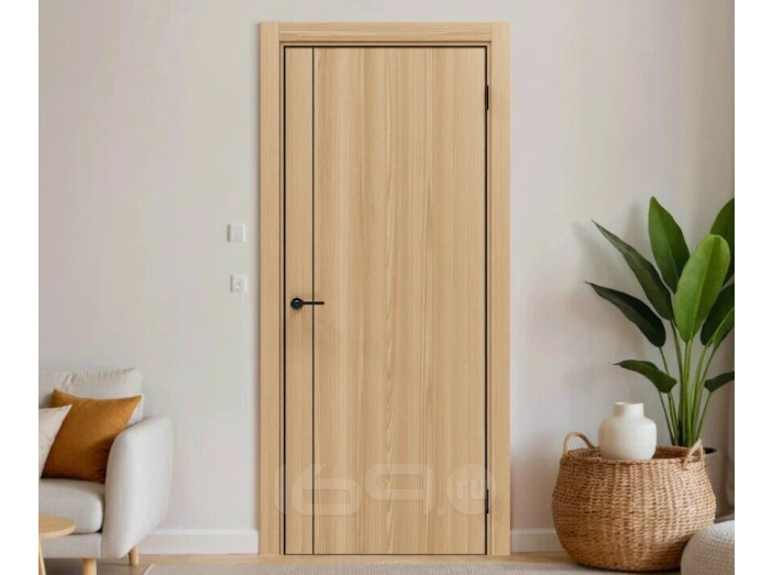 ДПГ ПП Порта-50.11 4AB Natural Oak 220*60, кромка-алюминиевая черная матовая