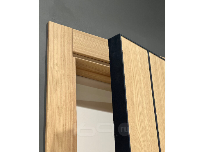 ДПГ ПП Порта-50.11 4AB Natural Oak 220*60, кромка-алюминиевая черная матовая