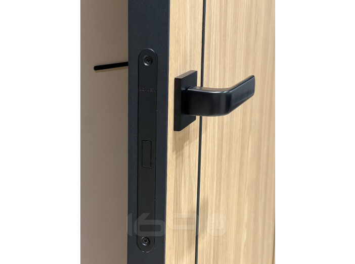 ДПГ ПП Порта-50.11 4AB Natural Oak 230*70, кромка-алюминиевая черная матовая