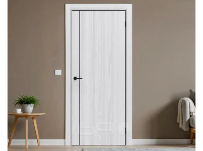 ДПГ ПП Порта-50.11 4AB White Oak 220*90, кромка-алюминиевая черная матовая