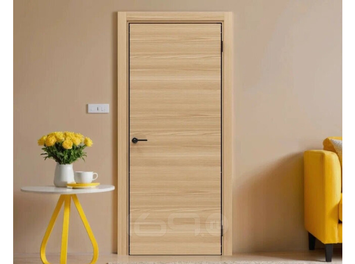 ДПГ ПП Порта-50G 4AB Natural Oak 210*90, кромка-алюминиевая черная матовая