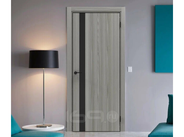 ДПГ ПП Порта-51 4AB Grey Oak Black Star 220*70, кромка-алюминиевая черная матовая