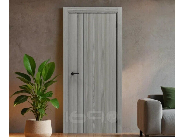 ДПГ ПП Порта-58 4AB Grey Oak 220*70, кромка-алюминиевая черная матовая