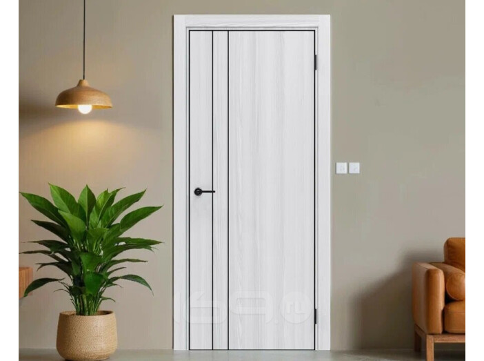 ДПГ ПП Порта-58 4AB White Oak 210*60, кромка-алюминиевая черная матовая