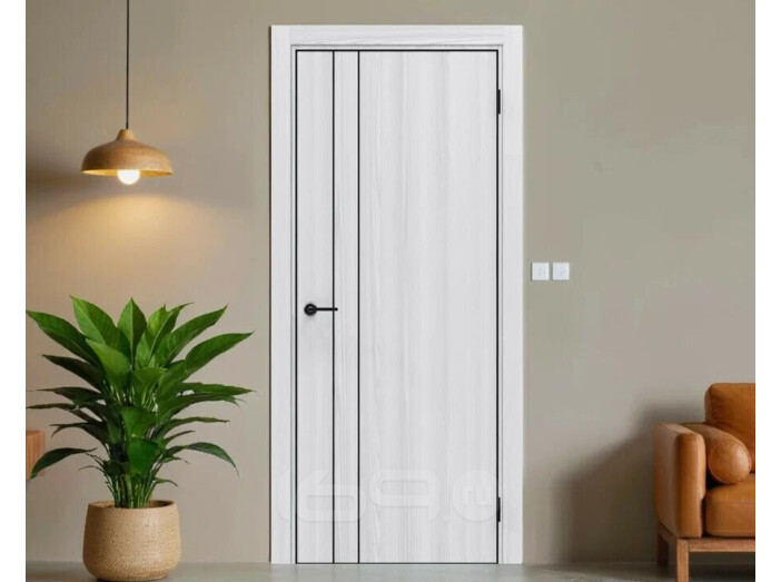 ДПГ ПП Порта-58 4AB White Oak 220*60, кромка-алюминиевая черная матовая