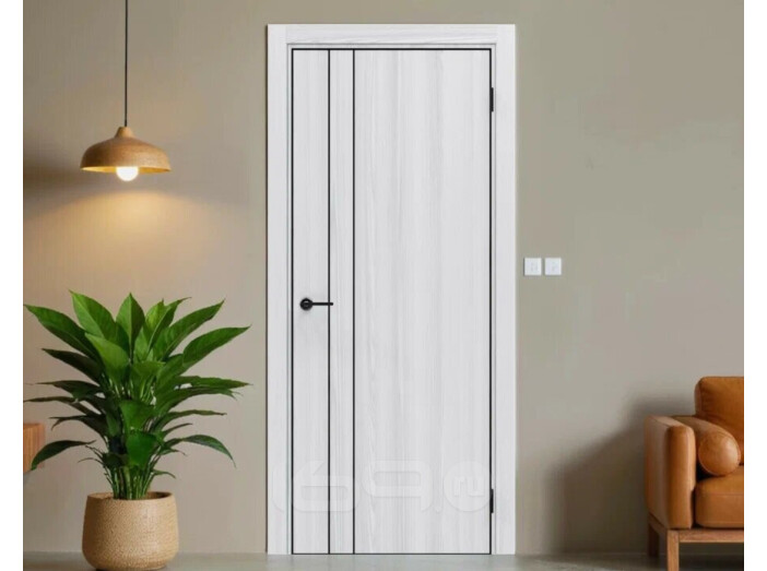 ДПГ ПП Порта-58 4AB White Oak 230*90, кромка-алюминиевая черная матовая