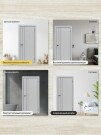 ДПГ ПП Порта-58 4AB Nardo Grey 220*60, кромка-алюминиевая черная матовая