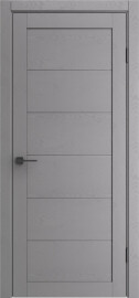 Дверь межкомнатная Порта-210 Полипропилен Graphite Wood, глухая, царговая