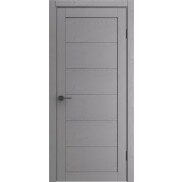 Дверь межкомнатная Порта-210 Полипропилен Graphite Wood, глухая, царговая