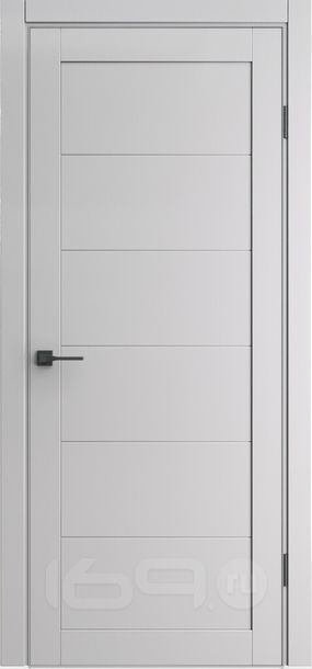 Дверь межкомнатная Порта-210 Полипропилен, Nardo Grey, глухая, царговая