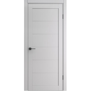 Дверь межкомнатная Порта-210 Полипропилен, Nardo Grey, глухая, царговая