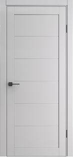 Дверь межкомнатная Порта-210 Полипропилен, Nardo Grey, глухая, царговая