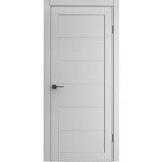 Дверь межкомнатная Порта-210 Полипропилен Nardo Grey, глухая, царговая
