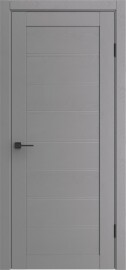 Дверь межкомнатная Порта-212 Полипропилен Graphite Wood, глухая, царговая