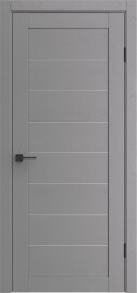 Дверь межкомнатная Порта-213 Полипропилен Graphite Wood, глухая, царговая