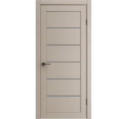 Дверь межкомнатная Порта-220 Полипропилен Dacota Wood, остекленная, grey fog, царговая