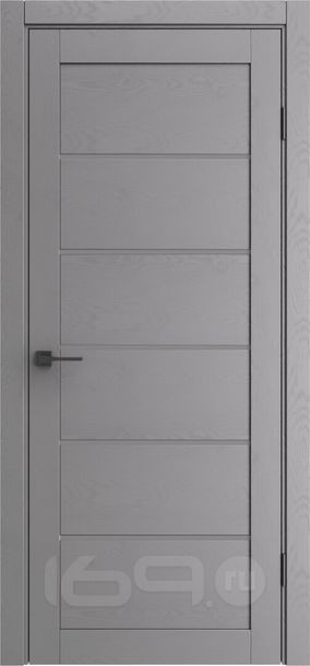 Дверь межкомнатная Порта-220 Полипропилен, Graphite Wood, остекленная, царговая