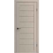Дверь межкомнатная Порта-221 Полипропилен Dacota Wood, остекленная, grey fog, царговая