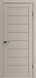 Дверь межкомнатная Порта-221 Полипропилен Dacota Wood, остекленная, grey fog, царговая