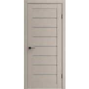 Дверь межкомнатная Порта-222 Полипропилен Dacota Wood, остекленная, grey fog, кромка нет, царговая
