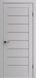 Дверь межкомнатная Порта-222 Полипропилен Ibis Wood, остекленная, grey fog, царговая