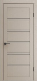Дверь межкомнатная Порта-28 Полипропилен Dacota Wood, остекленная, grey fog, царговая