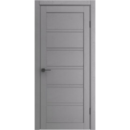 Дверь межкомнатная Порта-28 Полипропилен, Graphite Wood, остекленная, царговая