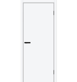 Дверь межкомнатная Браво-0 Винил, White Pro, глухая, каркасно-щитовая