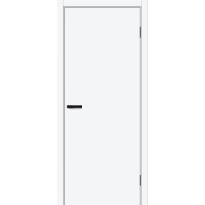 Дверь межкомнатная Браво-0 Винил White Pro, глухая, каркасно-щитовая