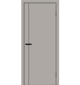 Дверь межкомнатная Браво-0.70 Винил, Grey Pro, глухая, каркасно-щитовая