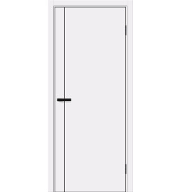 Дверь межкомнатная Браво-0.70 Винил, White Pro, глухая, каркасно-щитовая