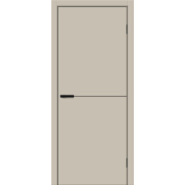 Дверь межкомнатная Браво-0.81 Винил Cream Pro, глухая, кромка обычная, каркасно-щитовая