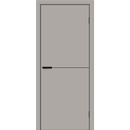 Дверь межкомнатная Браво-0.81 Винил Grey Pro, глухая, кромка обычная, каркасно-щитовая