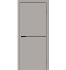 Дверь межкомнатная Браво-0.81 Винил, Grey Pro, глухая, каркасно-щитовая