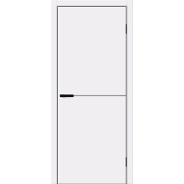 Дверь межкомнатная Браво-0.81 Винил White Pro, глухая, кромка обычная, каркасно-щитовая