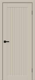 Дверь межкомнатная Браво-50 Винил Cream Pro, глухая, кромка нет, каркасно-щитовая
