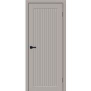 Дверь межкомнатная Браво-50 Винил, Grey Pro, глухая, каркасно-щитовая