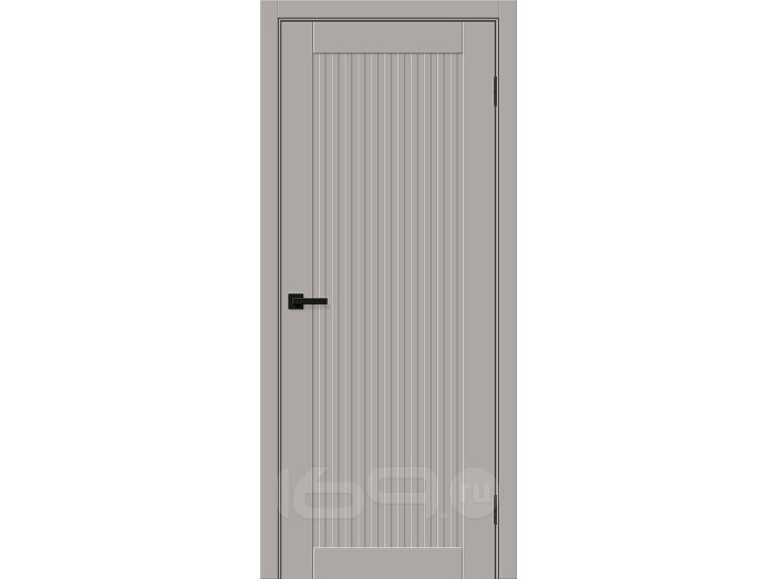 Дверь межкомнатная Браво-50 Винил, Grey Pro, глухая, каркасно-щитовая