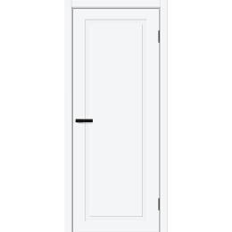 Дверь межкомнатная Граффити-10 Винил White Pro, глухая, кромка abs, каркасно-щитовая