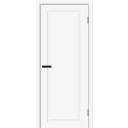 Дверь межкомнатная Граффити-10 Винил White Pro, глухая, кромка abs, каркасно-щитовая