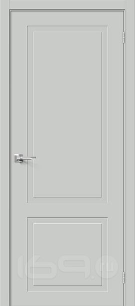 Дверь межкомнатная Граффити-12 Винил Grey Pro, без декора, глухая, без стекла, каркасно-щитовая