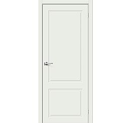 Дверь межкомнатная из ПВХ "Граффити-12" Super White глухая