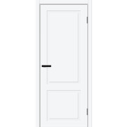 Дверь межкомнатная Граффити-12 Винил White Pro, глухая, кромка abs, каркасно-щитовая