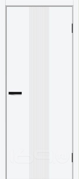 Дверь межкомнатная Граффити-21 Винил White Pro, глухая, каркасно-щитовая