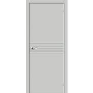 Дверь межкомнатная из ПВХ "Граффити-23" Grey Pro глухая