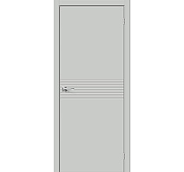 Дверь межкомнатная Граффити-23 Винил Grey Pro, глухая, кромка обычная, каркасно-щитовая