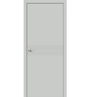 Дверь межкомнатная Граффити-23 Винил Grey Pro, глухая, каркасно-щитовая